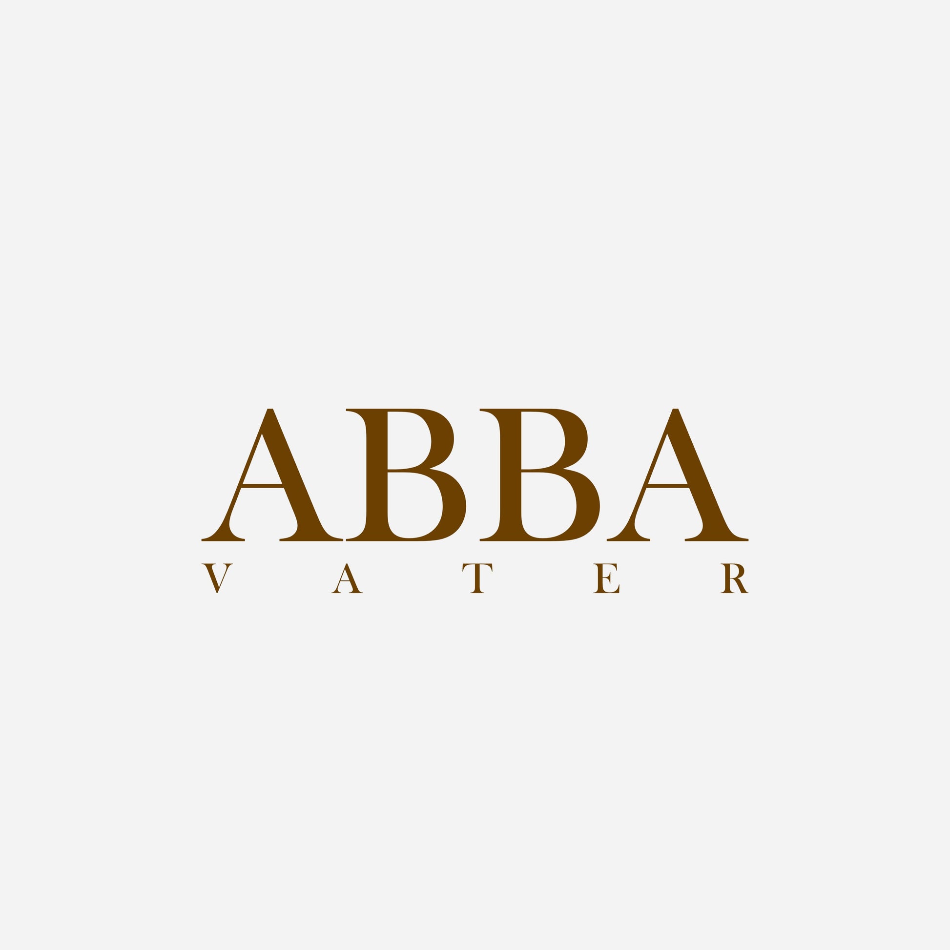 Detailansicht des christlichen Posters ABBA – Vater
