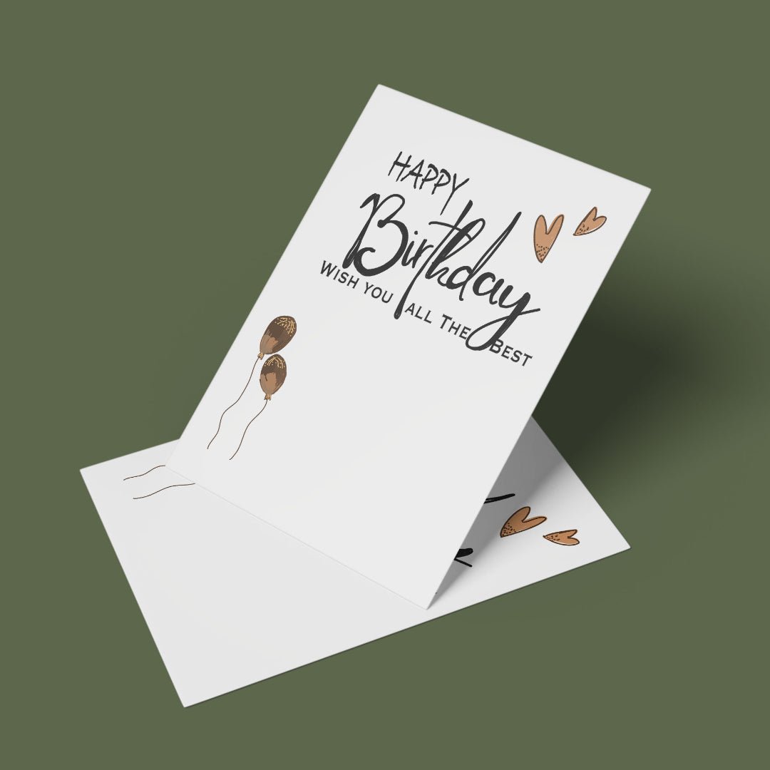 Herzliche Geburtstagsgrüße: Unsere Happy-Birthday-Karte - CalliGraphix