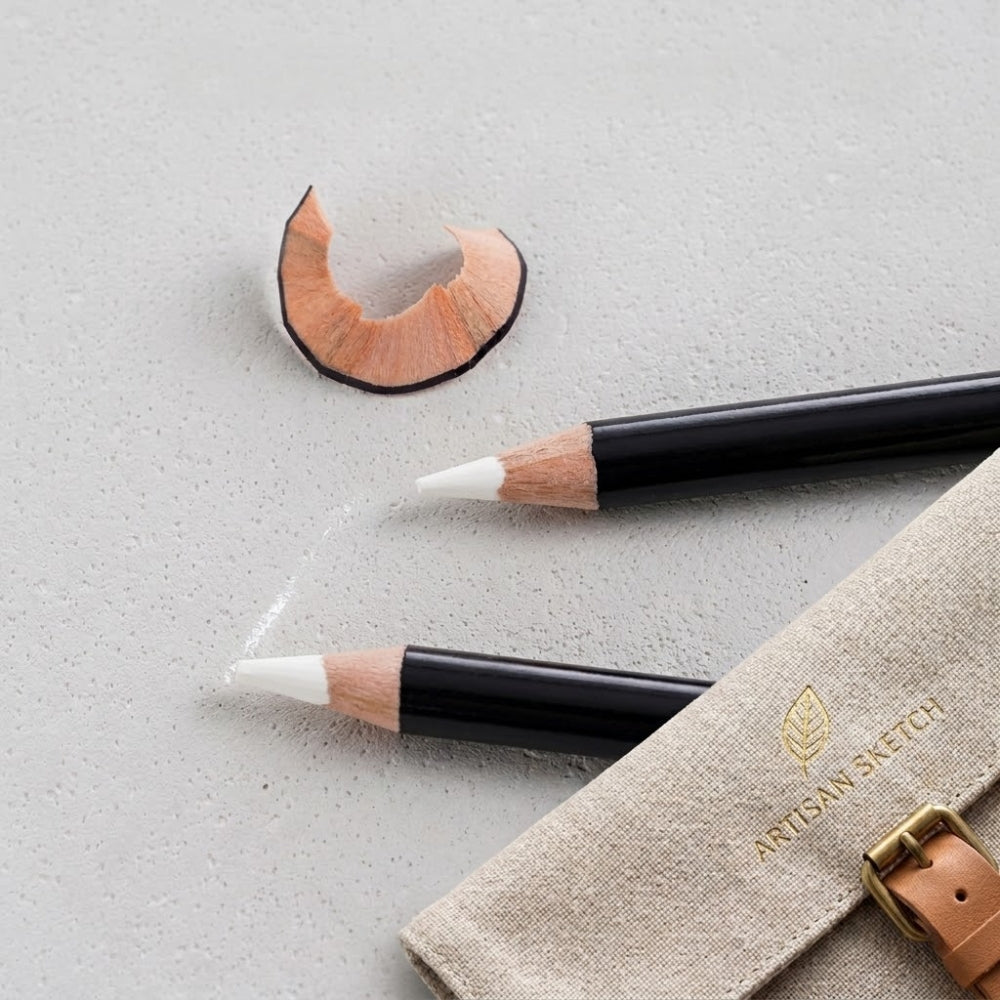 Radierstift-Set – 6 Bleistift-Radierstifte für Skizzen & Zeichnungen – ArtX