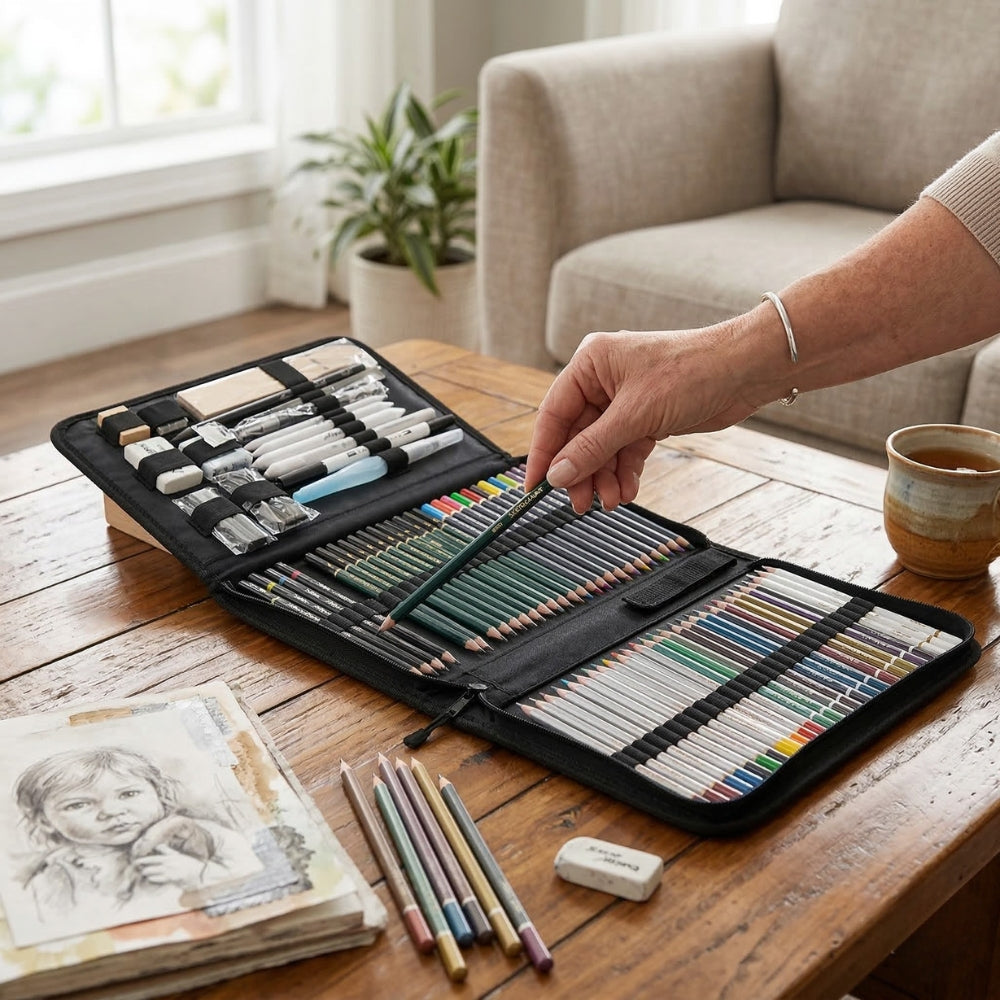Zeichenset - 75-teiliges Skizzierset - ArtX