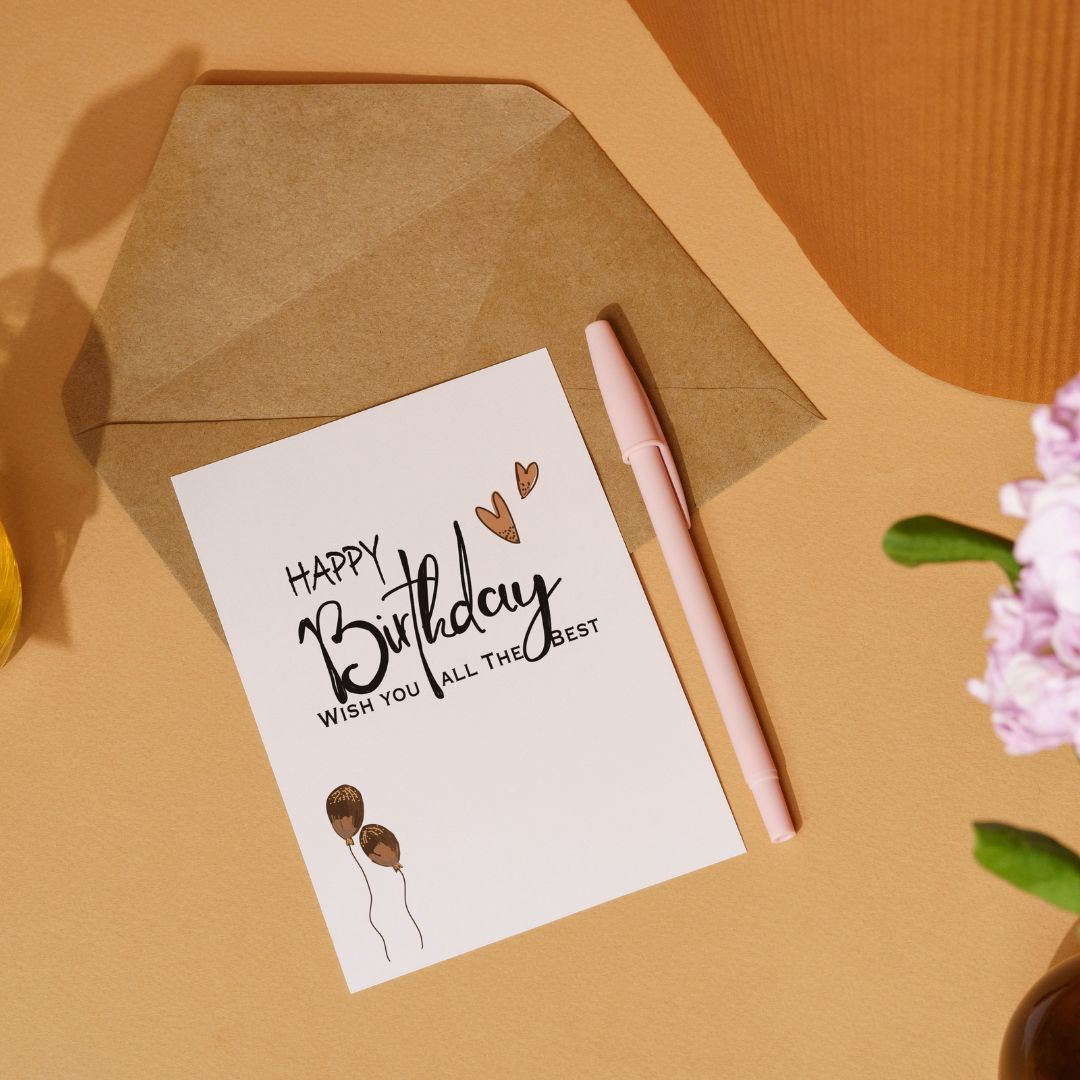 Herzliche Geburtstagsgrüße: Unsere Happy-Birthday-Karte