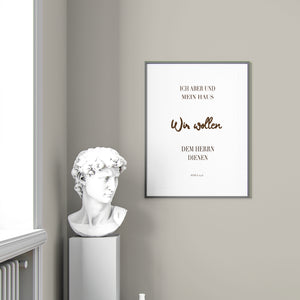 Christliche Wohnraumdekoratio