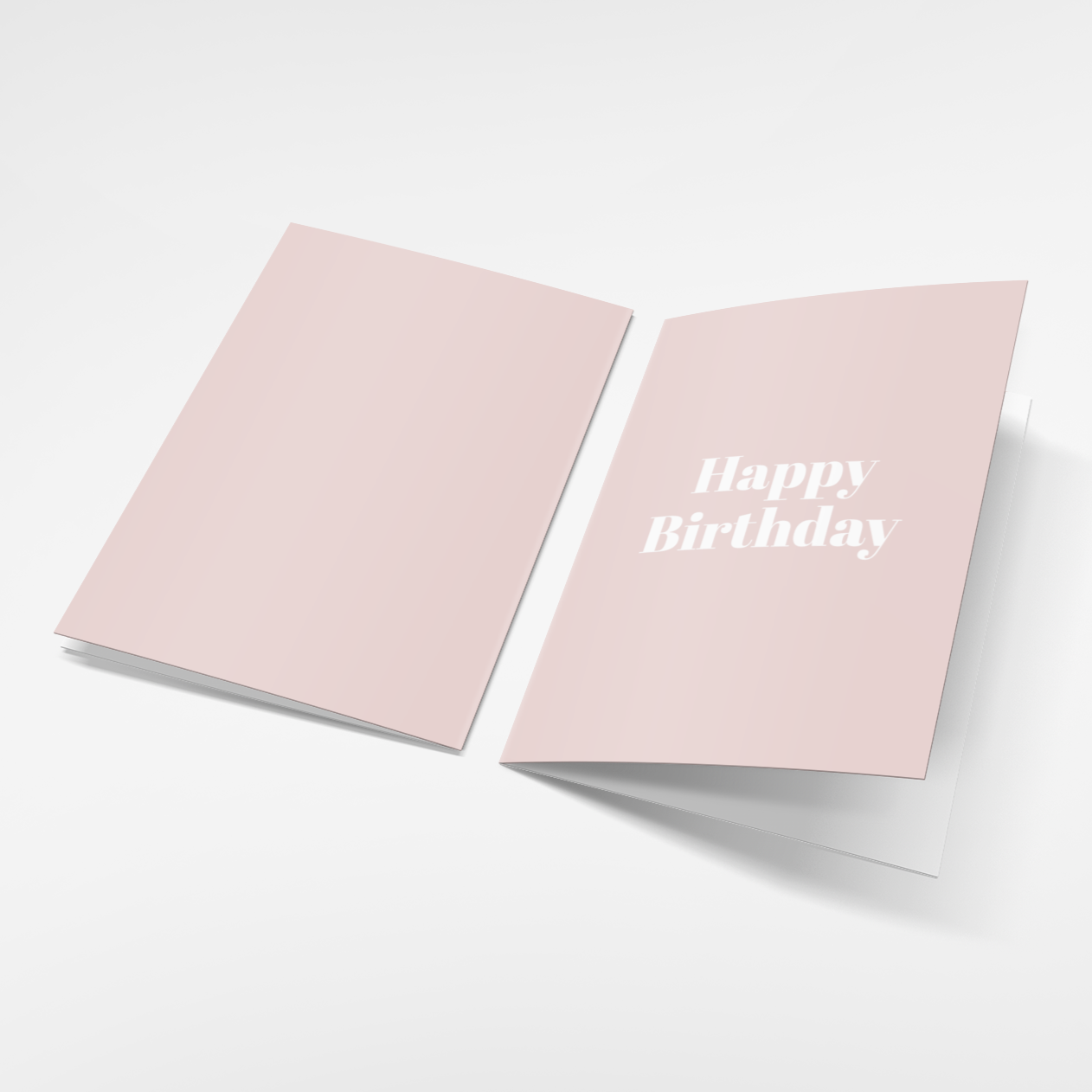 Happy Birthday Karte in Rosa: Stilvolle Happy Birthday Karte in rosa Design