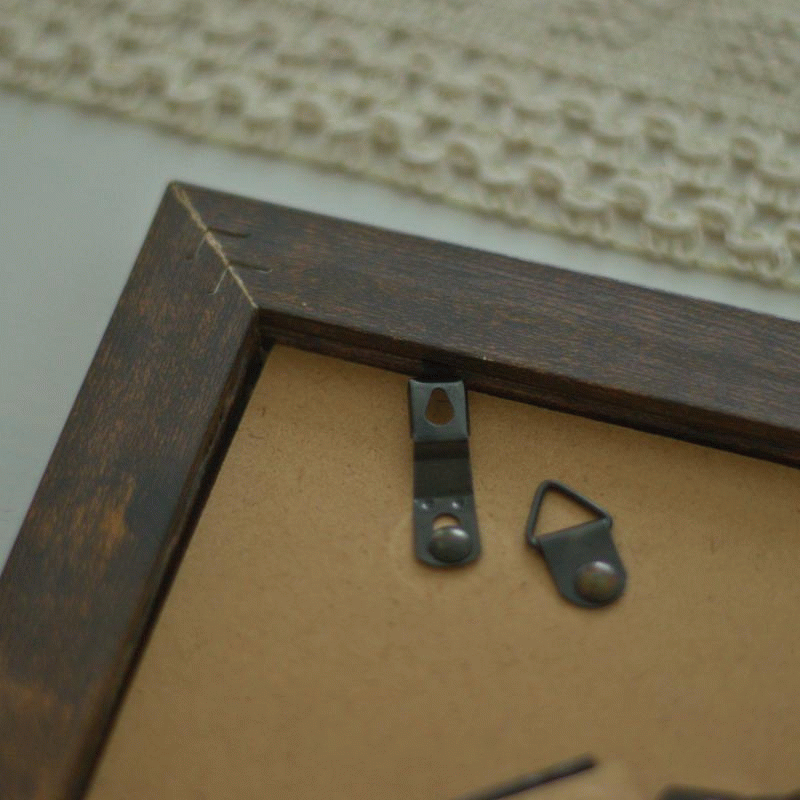 Rustikaler Vintage Holz Bilderrahmen: Zeitloser rustikaler Holz Bilderrahmen für Fotos und Erinnerungen mit Drehverschluss.