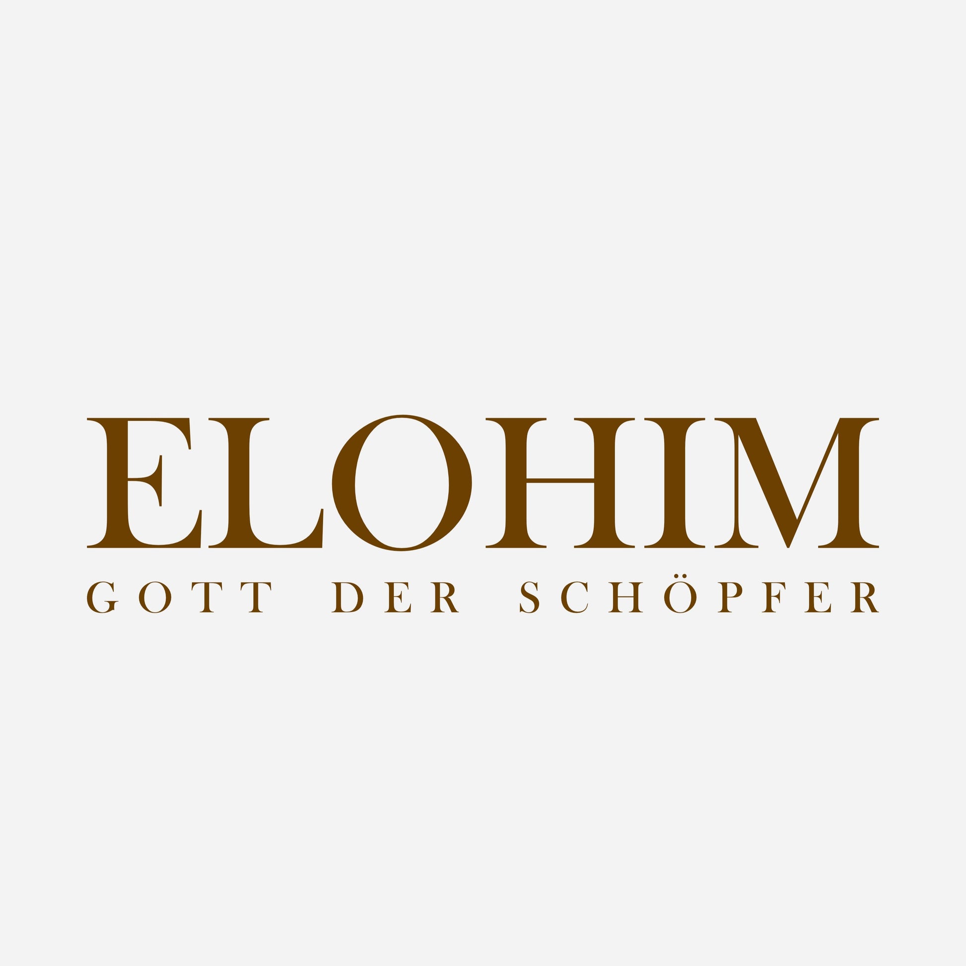 Detailansicht des christlichen Posters ELOHIM – Gott der Schöpfer