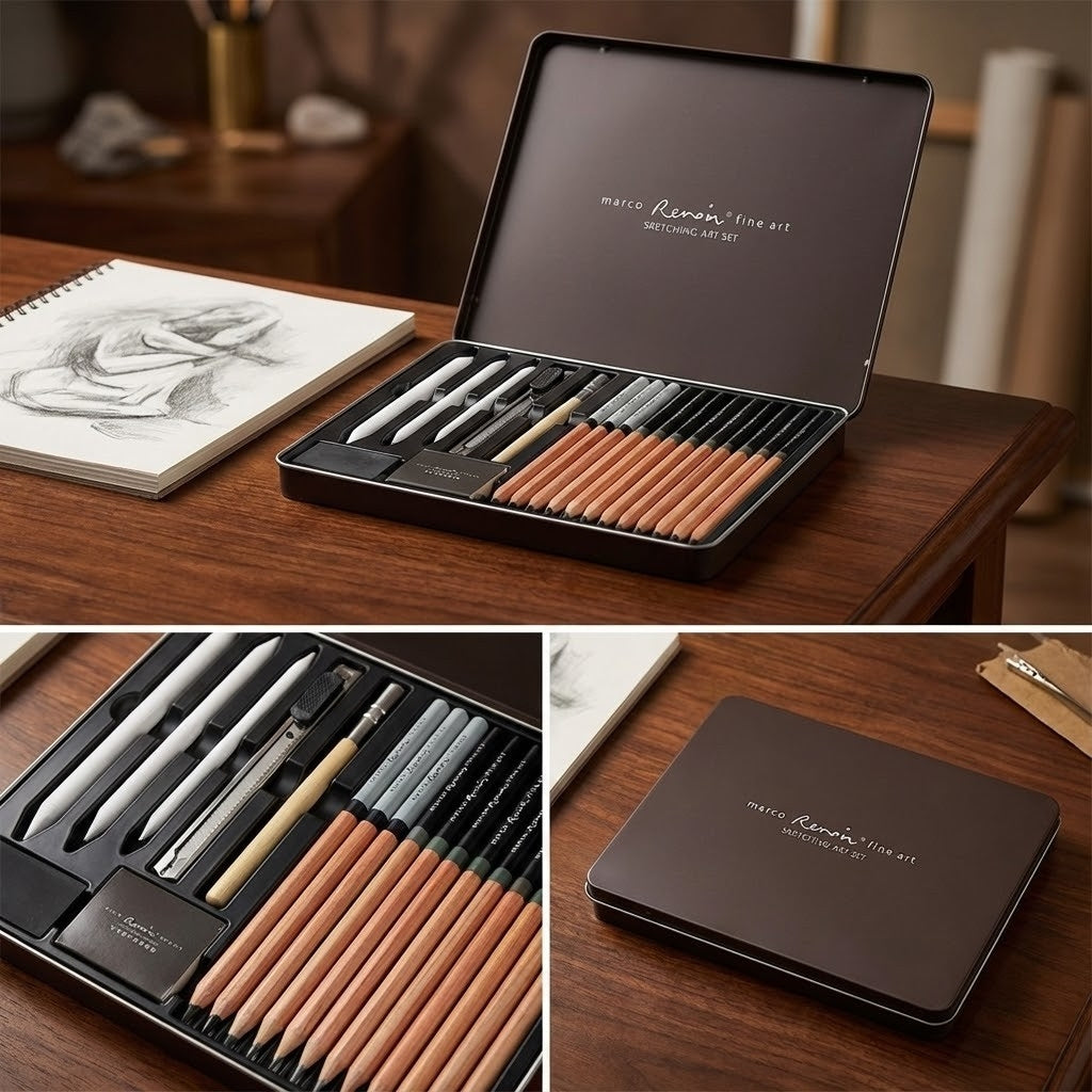 Marco Renoir Profi-Skizzenstifte Set