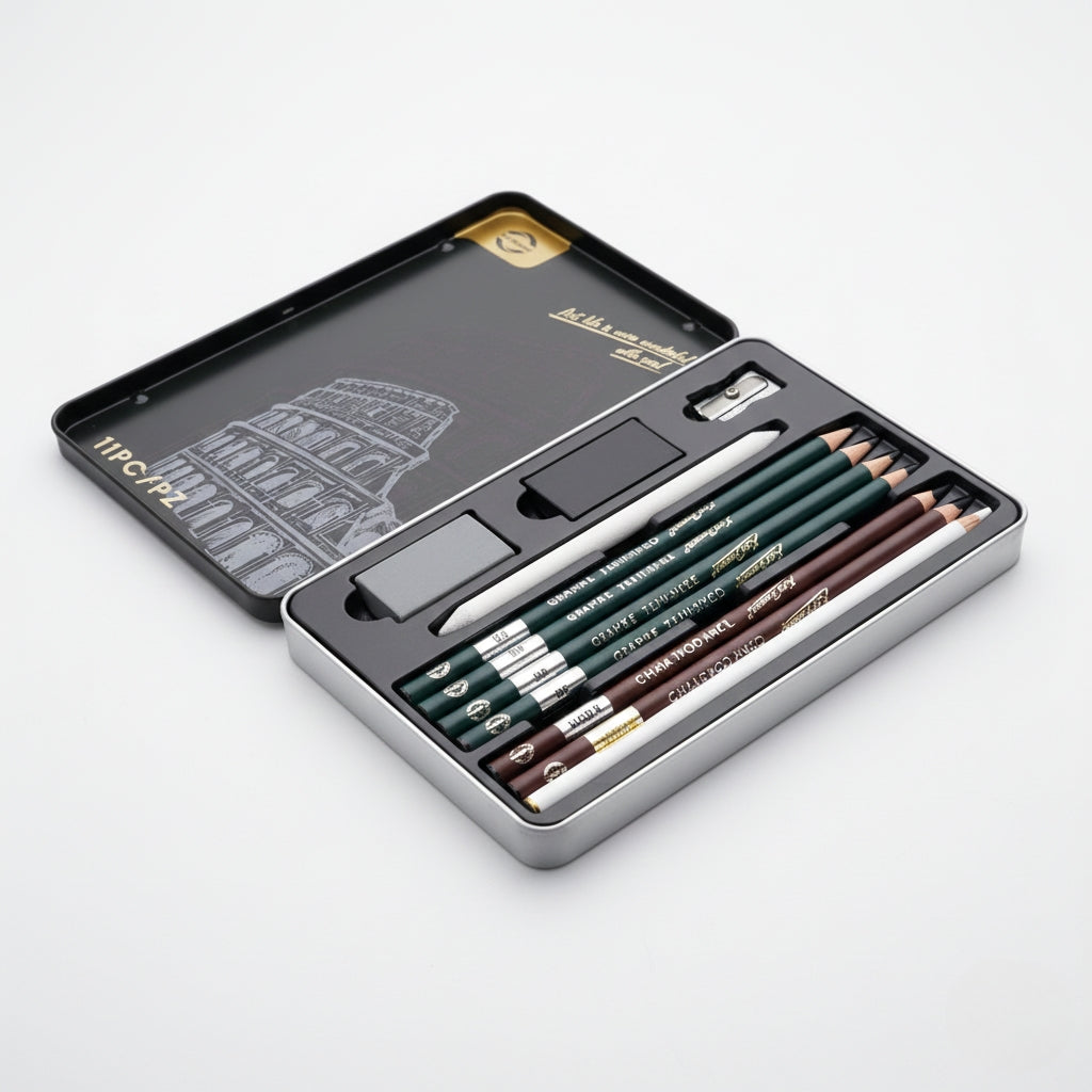 Zeichenset - 11-teiliges Skizzierset - ArtX